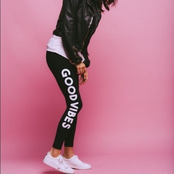 SUB URBAN RIOT Pants - 🔥SALE 🔥♠️SUB_URBAN RIOT GOOD VIBES LEGGINGS ♠️